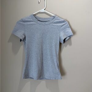 SHEIN Heather Gray Short Sleeve Tee
